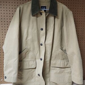 GAP Heritage Canvas Barn Jacket – Tan with Corduroy Collar
